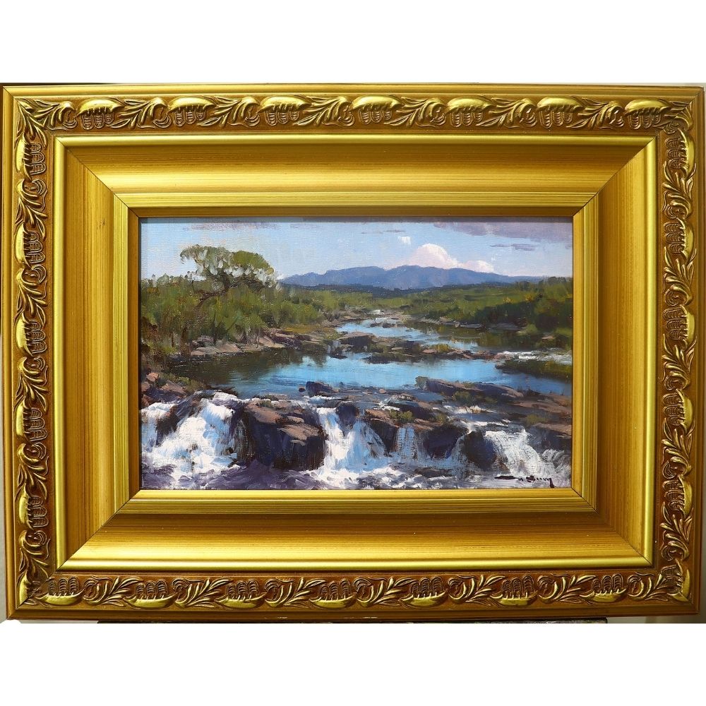 Cachoeira do Tomé (Serra do Cipó) 20x30cm, óleo